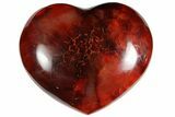 Colorful Carnelian Agate Heart #121540-1